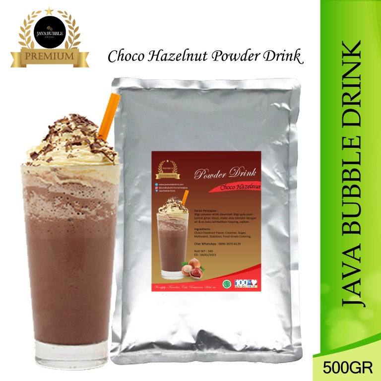 

Bubuk Minuman Choco Hazelnut 500Gr