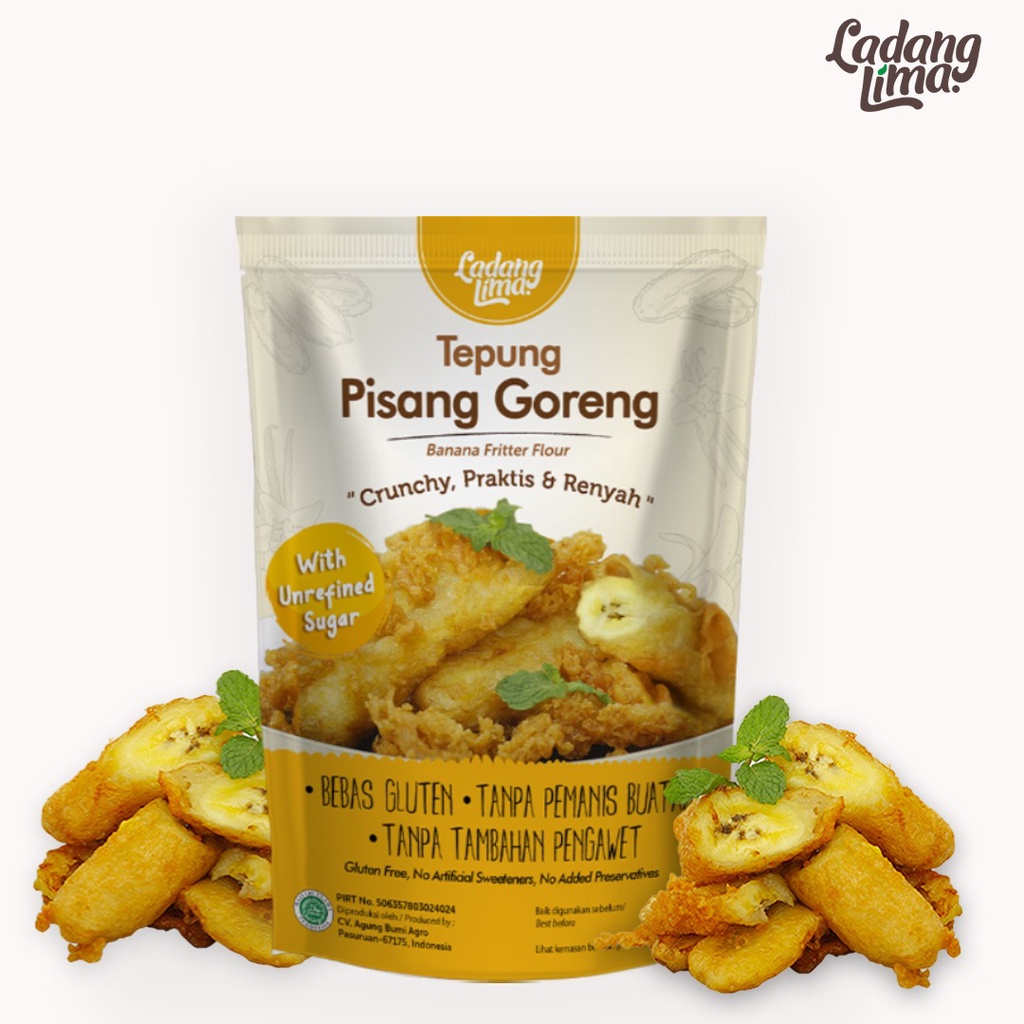 LADANG LIMA TEPUNG PISANG GORENG 200G