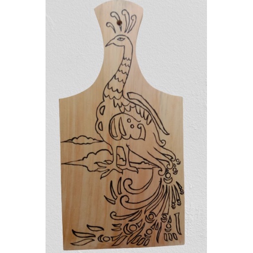 Prakarya Handmade hiasan dinding/Sketsa talenan lukis/ DIY painting / bisa diwarnai sendiri / bisa r