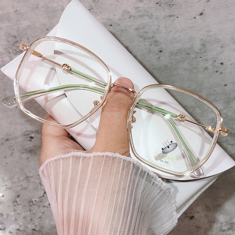 Tr90 Kacamata Oversize Anti Radiasi Bahan Metal Untuk Pria / Wanita