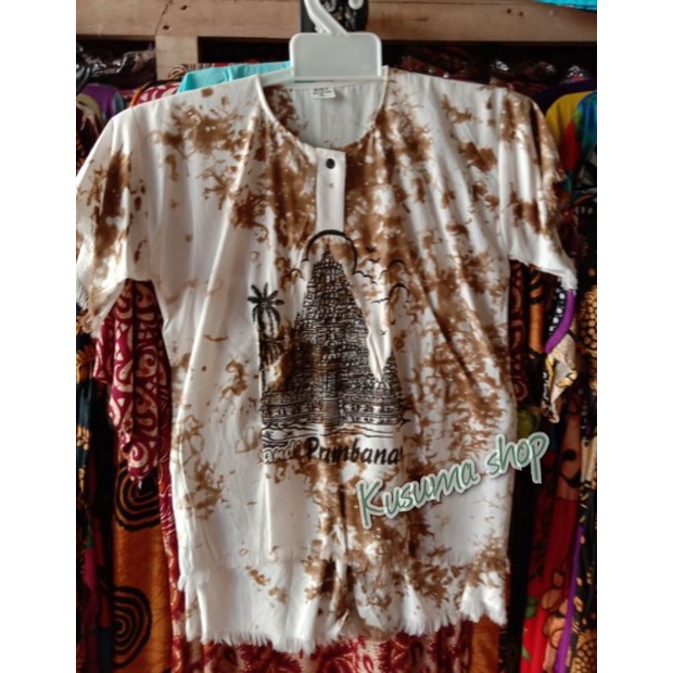 SETELAN KAOS CANDI PRAMBANAN / KAOS ANAK / UNISEX