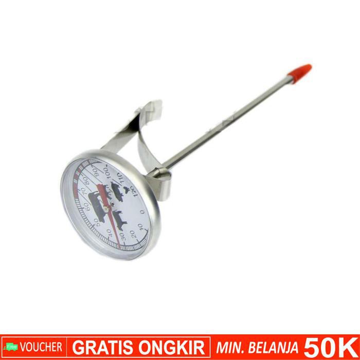 Grab Medan Thermometer Food Meat Gauge Instant Read Probe Bbq D9144 - Silver