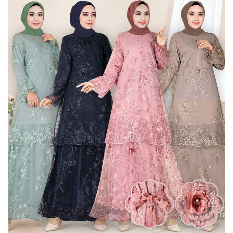 Gamis BURKAT MALAYSIA TILE NALAI // Gamis Burlkat Terbaru 2021 // Gamis Terlaris