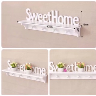 Rak sweet home rak dinding rak pajangan dekorasi vintage Rak sweet home rak dinding rak pajangan dekorasi vintage