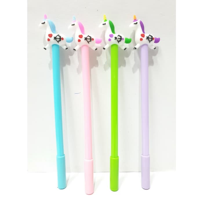 

Pulpen Bolpen Kepala Unicorn Alat Tulis Gel Hitam 0.5 mm Tipe Q