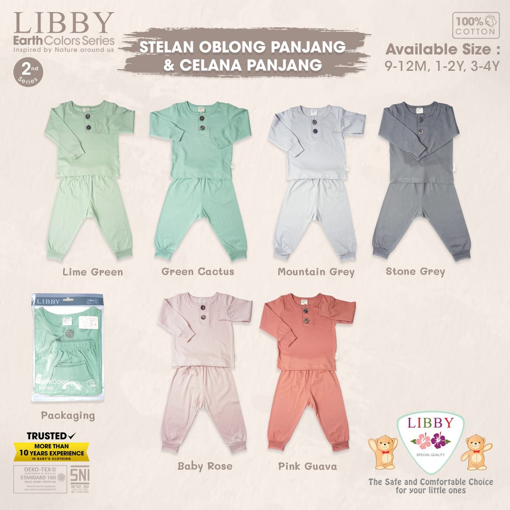 Libby earth colors series setelan panjang