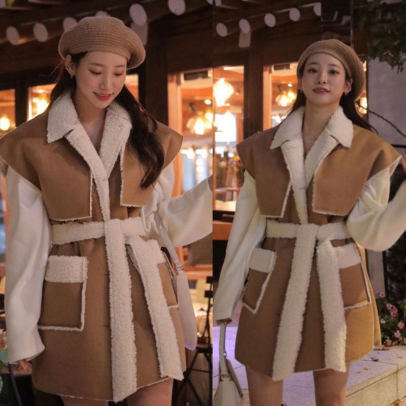 fur vest winter tag jaket