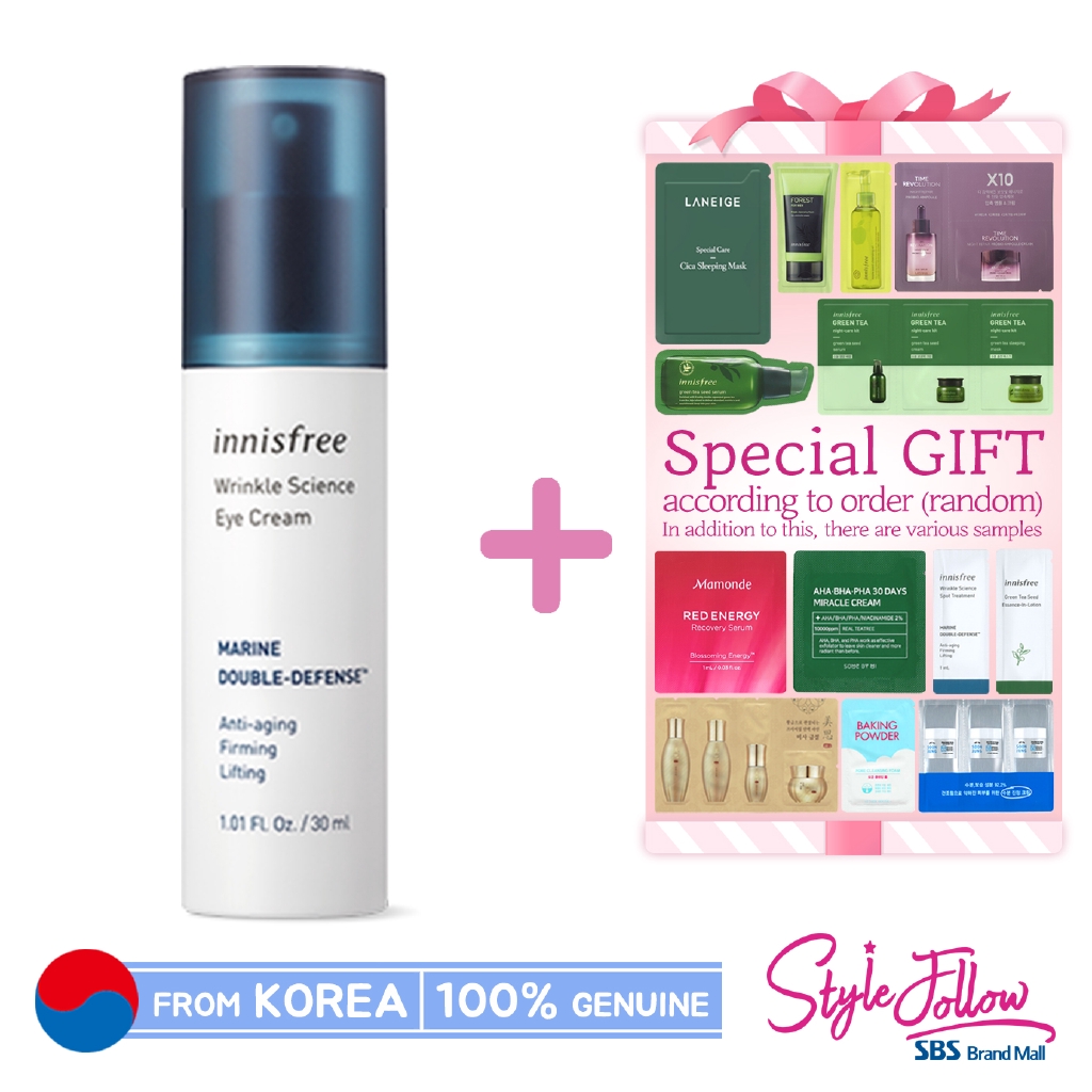 innisfree wrinkle science eye cream 30ml
