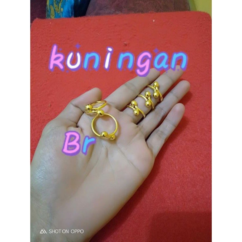 cincin ring all size bisa di besar kecilkan awet murah
