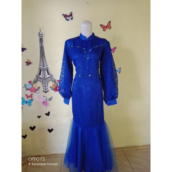 gamis duyung/ gaun bridesmaid/ dress pesta /duyung moderen