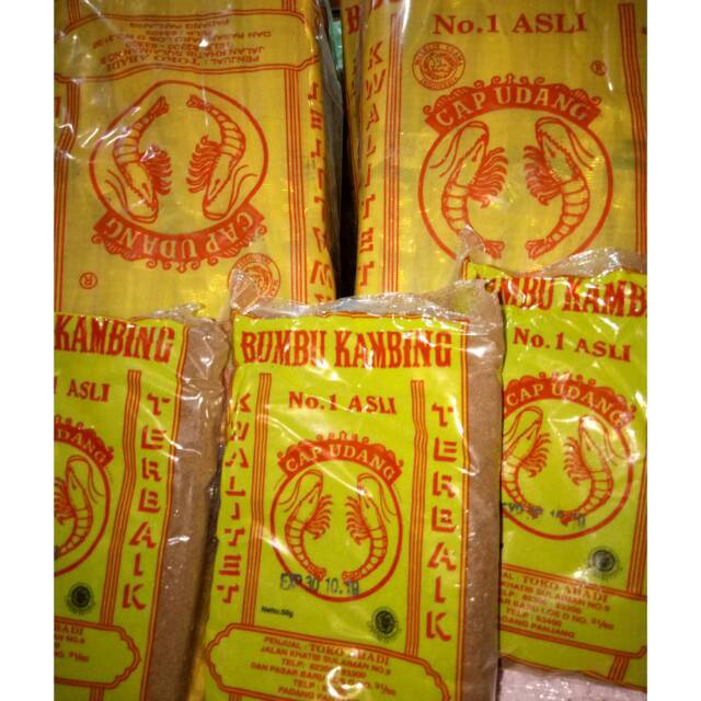 

Bumbu kambing cap udang sachet EXP 2028