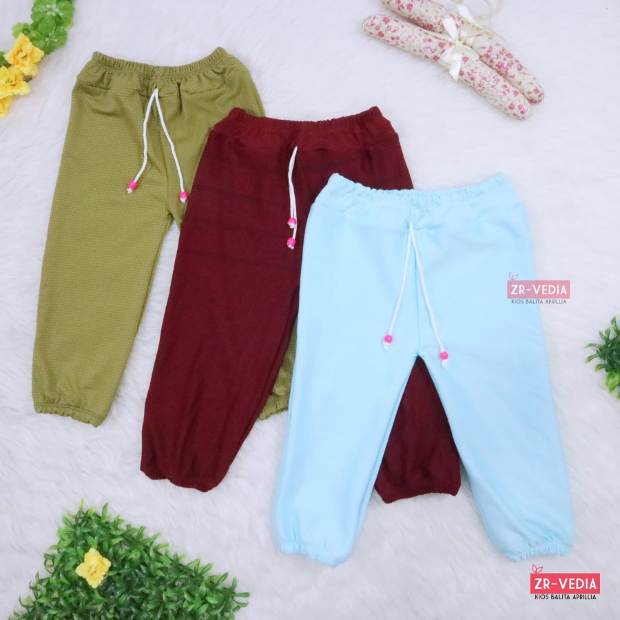 (Anak Laki) Jogger Polos Molly Uk 1-10 Tahun / Pants Celana Panjang
