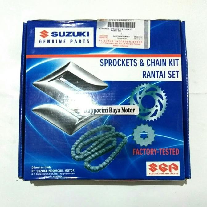 ] PAKET GIR / GEAR RANTAI SET ORI SGP SATRIA FU