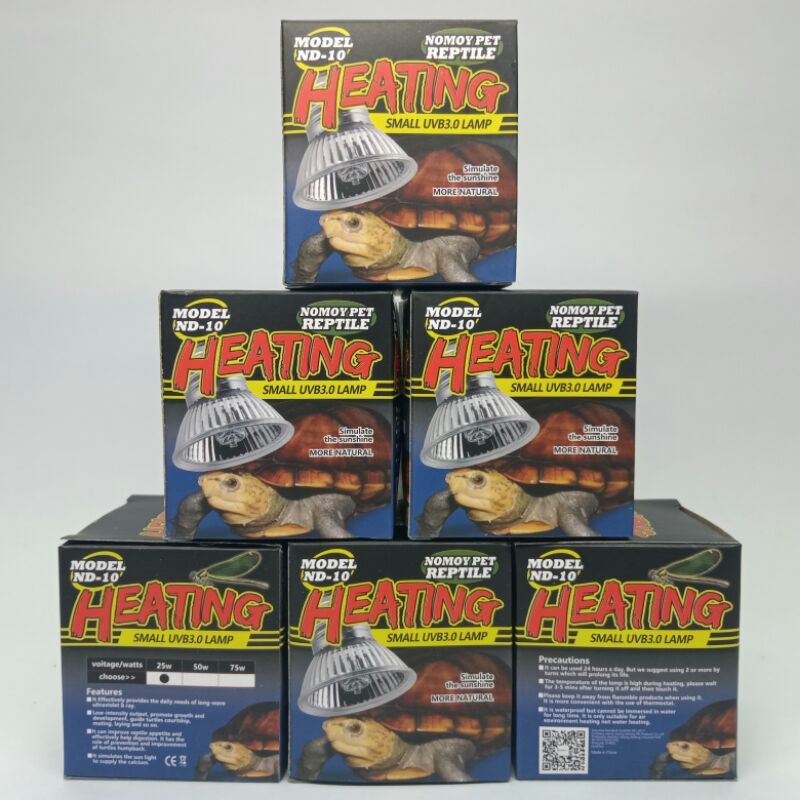 lampu reptile kura-kura UVA+UVB 25W