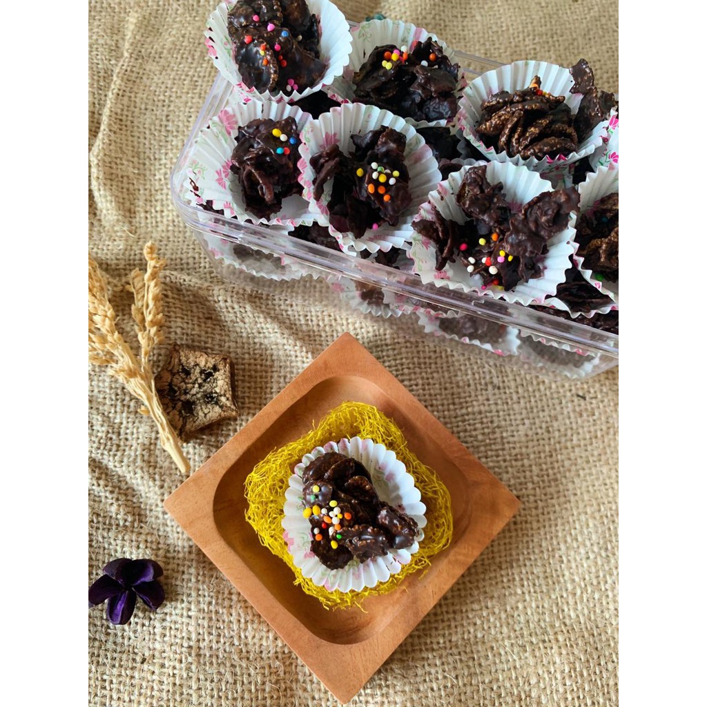 (PRE ORDER) CHOCOLATE CORNFLAKES - CORN FLAKES COKLAT - CEMILAN ENAK