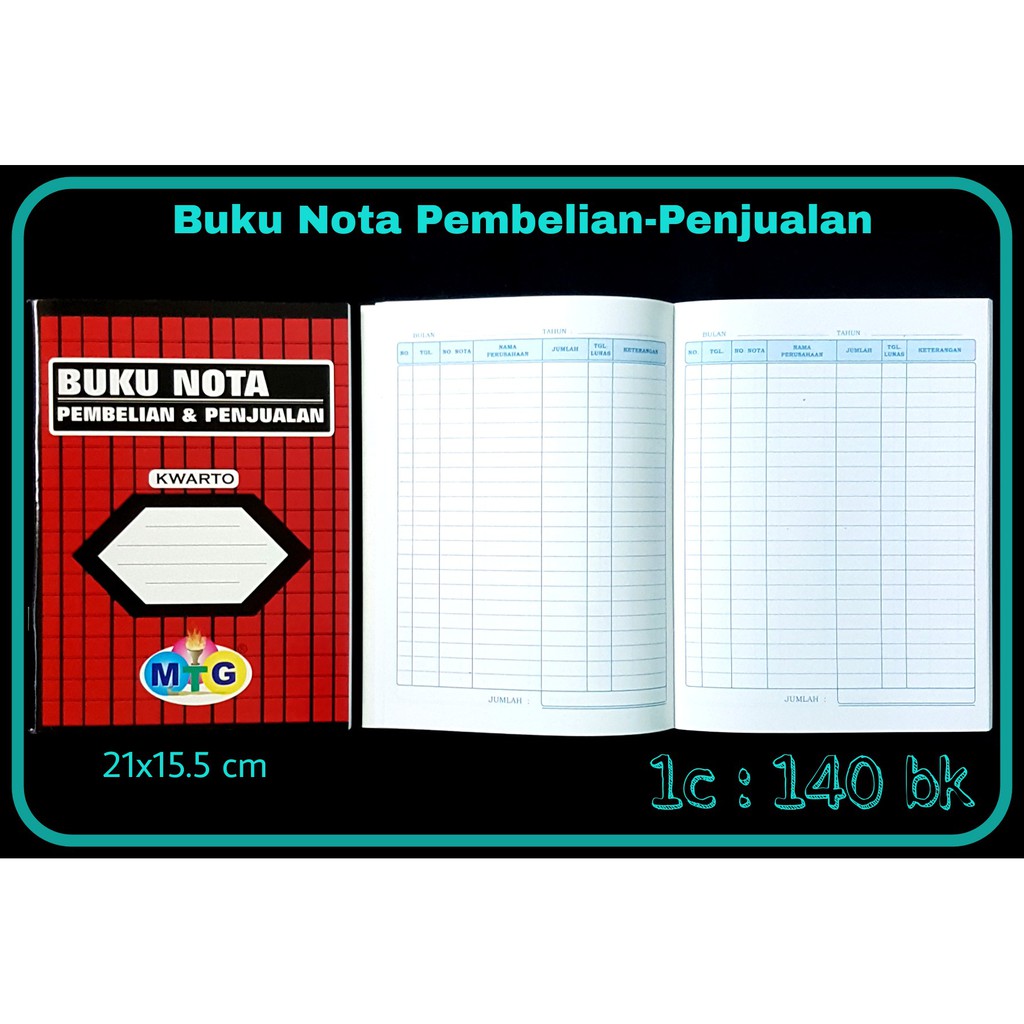 

SOS Buku Nota Penjualan-Pembelian Kwarto