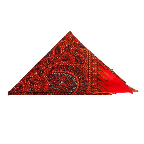Iket Kepala Segitiga Motif Batik Tulis