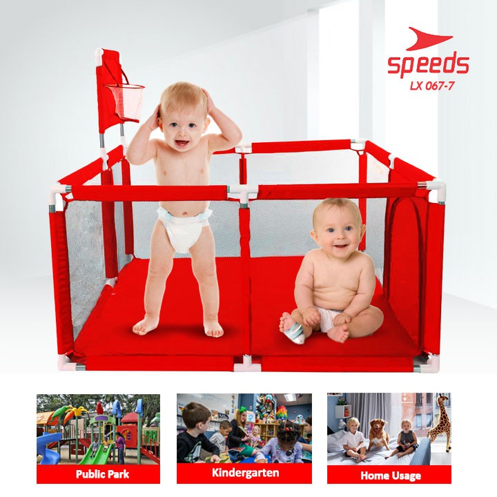 Playpen Pool Balls SPEEDS Pagar Kolam Anak / Bayi Pagar Anak Playpen Anak Keselamatan Barrier 067-7-1