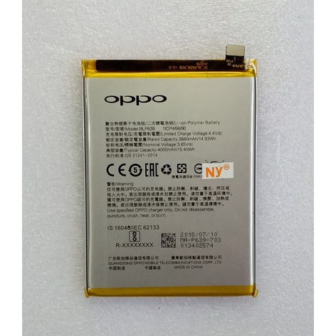 Battery Batre Baterai Oppo R11 Plus BLP639 BLP-639 BLP639