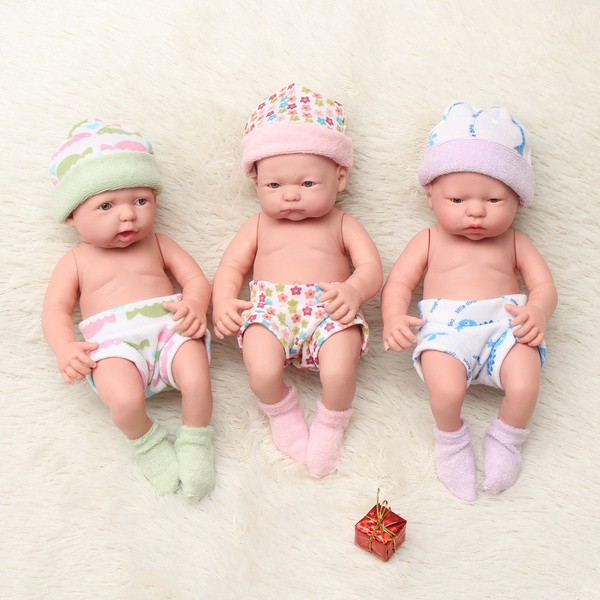 Boneka Bayi Seperti Asli Newborn Baby Doll Realistic Soft Vinyl Reborn Baby Doll