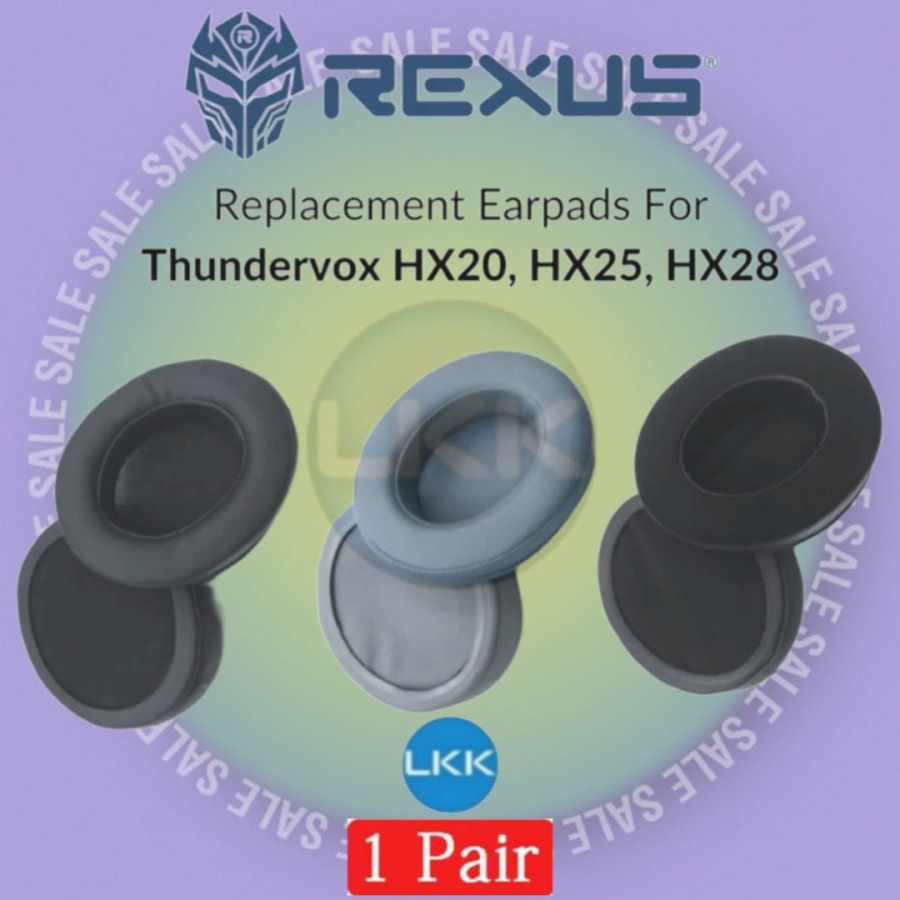 Earcup Busa Earpad Cushion Rexus Thundervox HX20 HX25 HX28 HX 20 25 28 Headphone