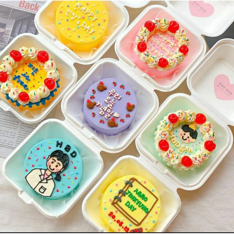 

korean bento cake lunch box cake