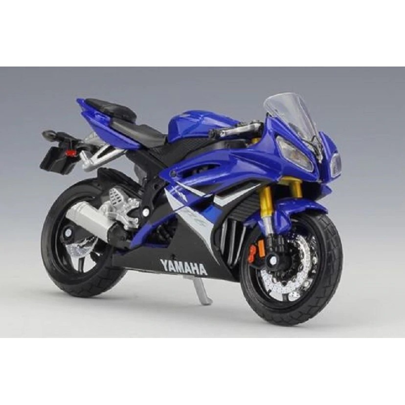 Maisto 1 18 Yamaha Yzf R6 Yzf R6 Blue Motorcycle Bike Diecast Model Toy Shopee Indonesia