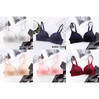 BV.ID BR018 PAKAIAN DALAM WANITA BRA BH SEXY BRA PUSH UP ONE-PIECE SPORT OLAHRAGA YOGA BRA SET COD