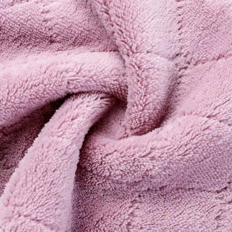 JT - Kain Lap Microfiber Serbet Coral Fleece Anti Minyak Dapur Pembersih Piring Gelas Meja Bahan Bagus Besar Kecil Murah