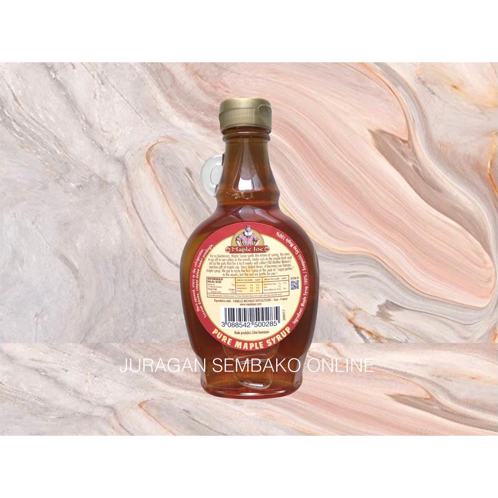 Maple Joe GRADE A Pure Maple Syrup 250gr / Sirup Maple Joe