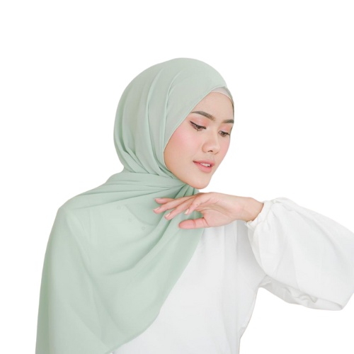 HIJAB PASHMINA DIAMOND CREPE / SABYAN JAHIT TEPI PASMINA JILBAB KERUDUNG POLOS MUSLIM-AFIFAH_ID_STORE