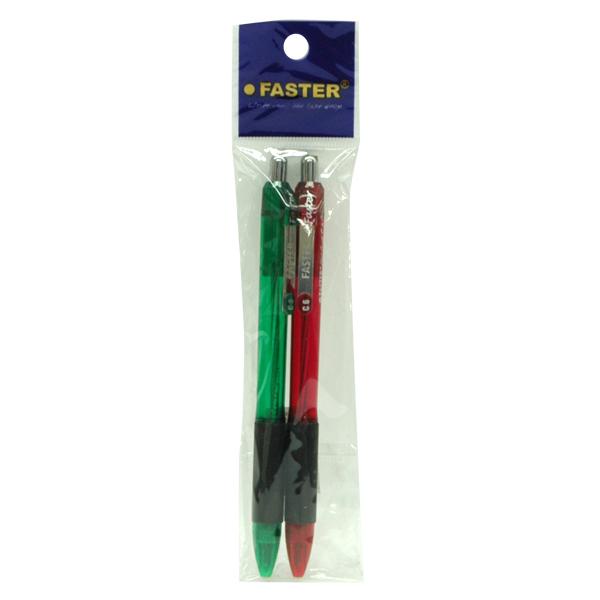 

FASTER BALLPOINT PEN GEL CG600 HITAM 2PCS/PACK