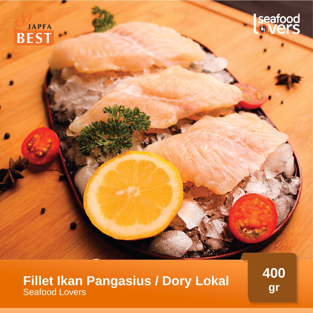 Fillet Ikan Pangasius / Ikan Patin / Dory Lokal  Seafood Lovers 400 gr