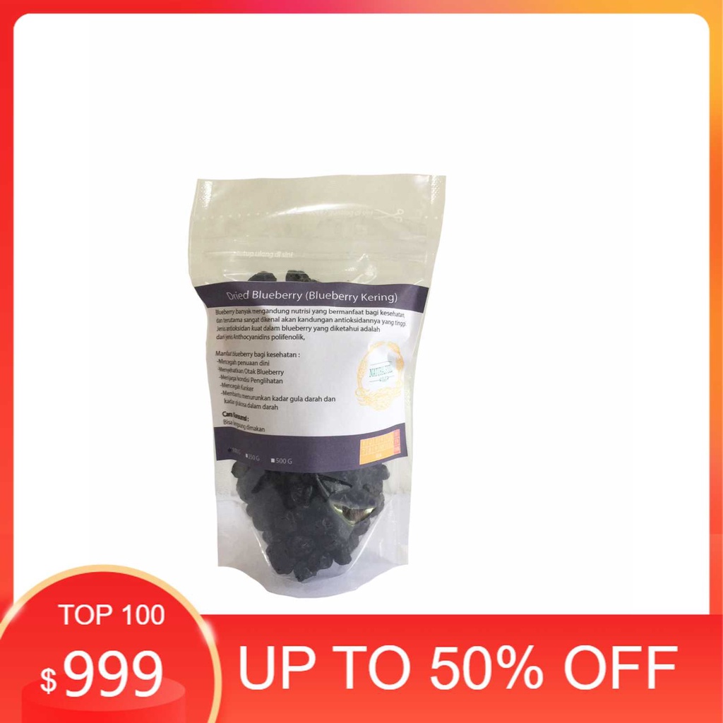 

Terlaris Dried Blueberry (Blueberry Kering) 100gr