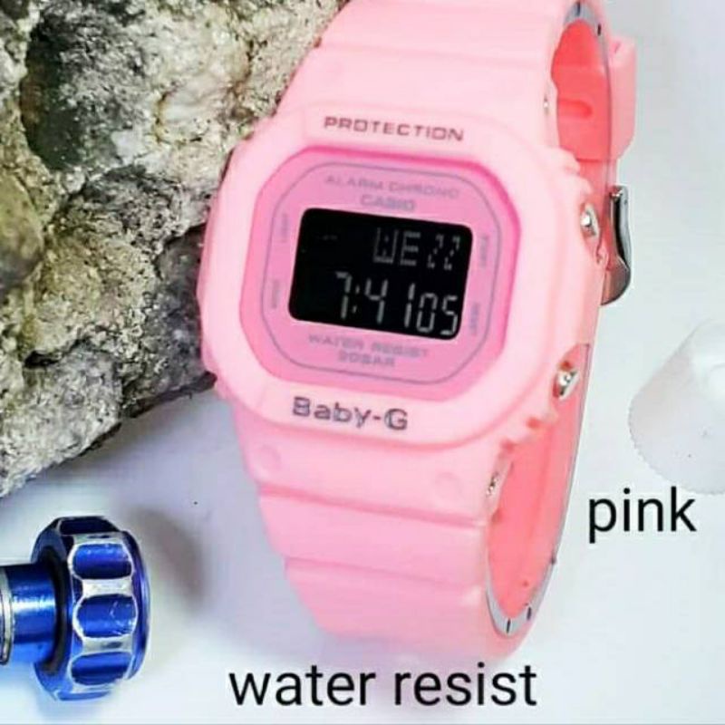 (Cod)Jam Tangan Wanita/Pria BBG Digital Water Resist Strap Rubber/Karer(Dikirim Jakarta)