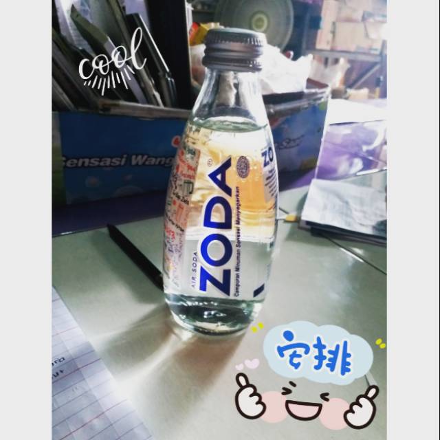 ZODA BOTOL KACA  250ML. 2 BOTOL.SAMEDAY/INSTANT