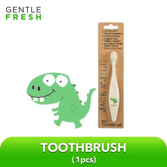 Sikat Gigi Bambu - Daiso Interdental Brush - Sikat Gigi Elektrik Jack N Jill Bio Toothbrush Dino