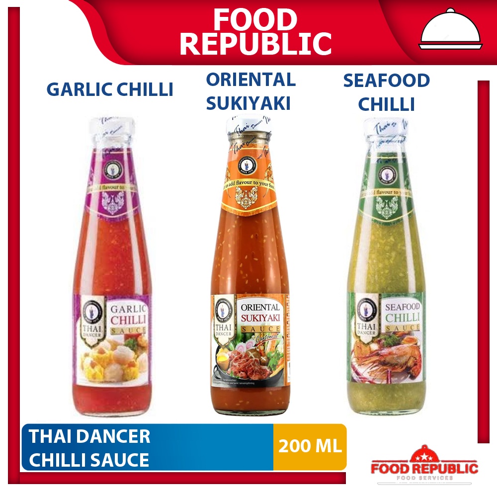

THAI DANCER SAUS SAMBAL 200 ML THAILAND SEAFOOD CHILLI SUKIYAKI GARLIC