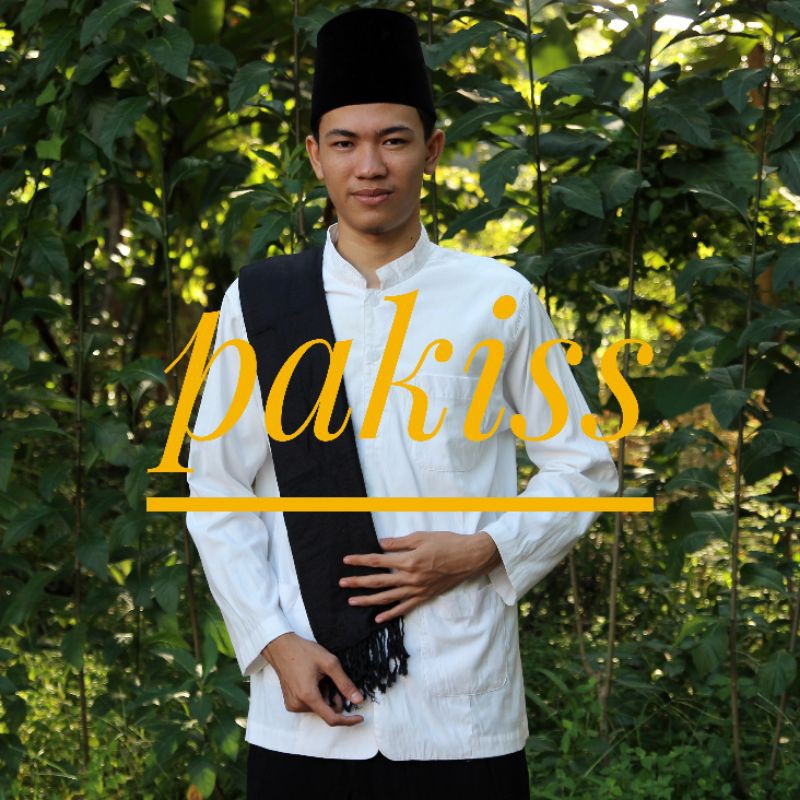 Sorban Kashmiri Hitam Polos-Sorban Hitam Polos Kashmiri