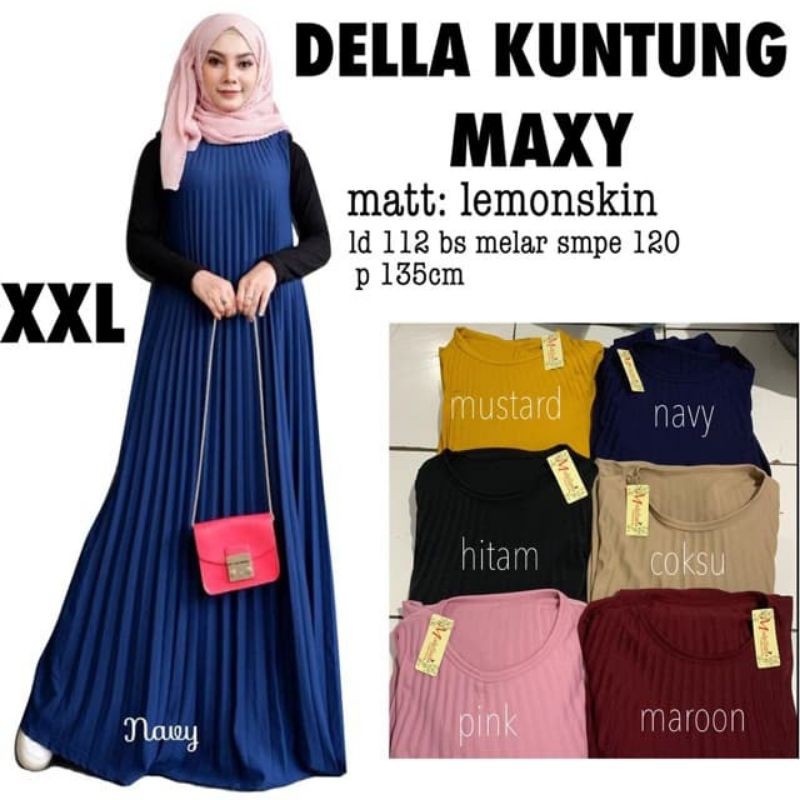 gamis plisket kutung