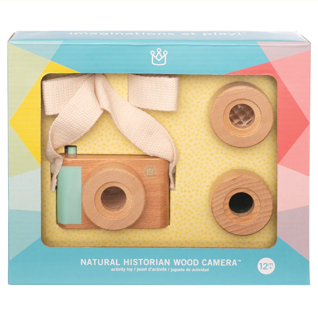 Manhattan Toy Natural Historian Camera - Wooden Montessori Toys Kids Baby Anak Bayi Balita Mainan Edukasi Kayu Kamera