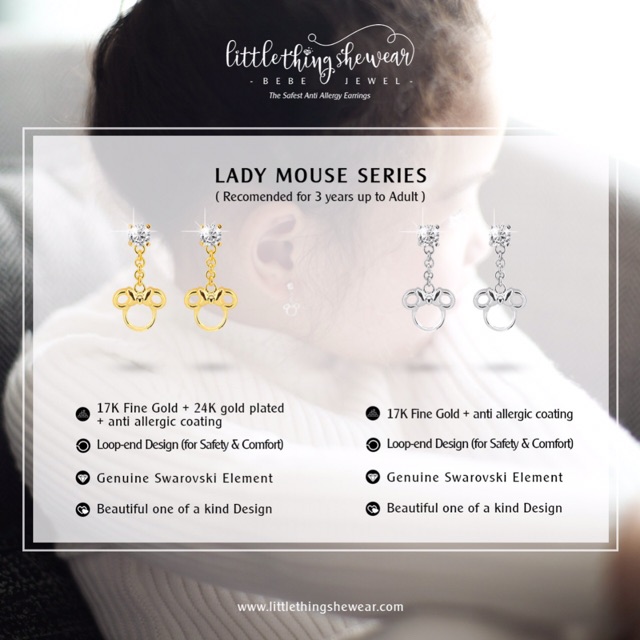 LADY MOUSE SERIES (0.81gr) - LittleThingSheWear