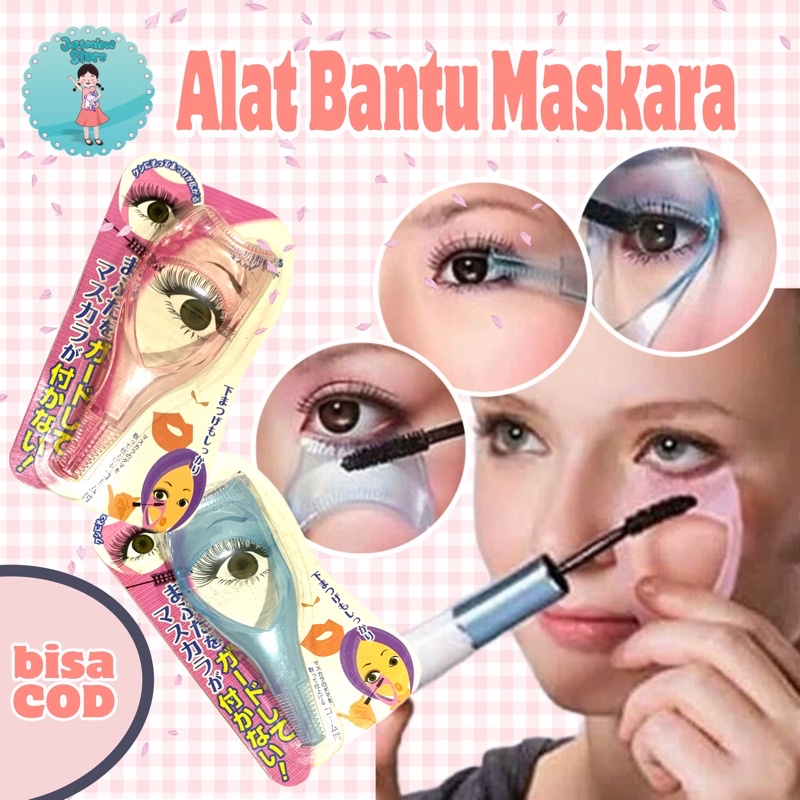 Alat Bantu Mascara Gagang/Alat Bantu Maskara Mata Lentik Bulu Mata/Alat Bantu Mascara Helper Pakai Maskara Make up Gagang Mata