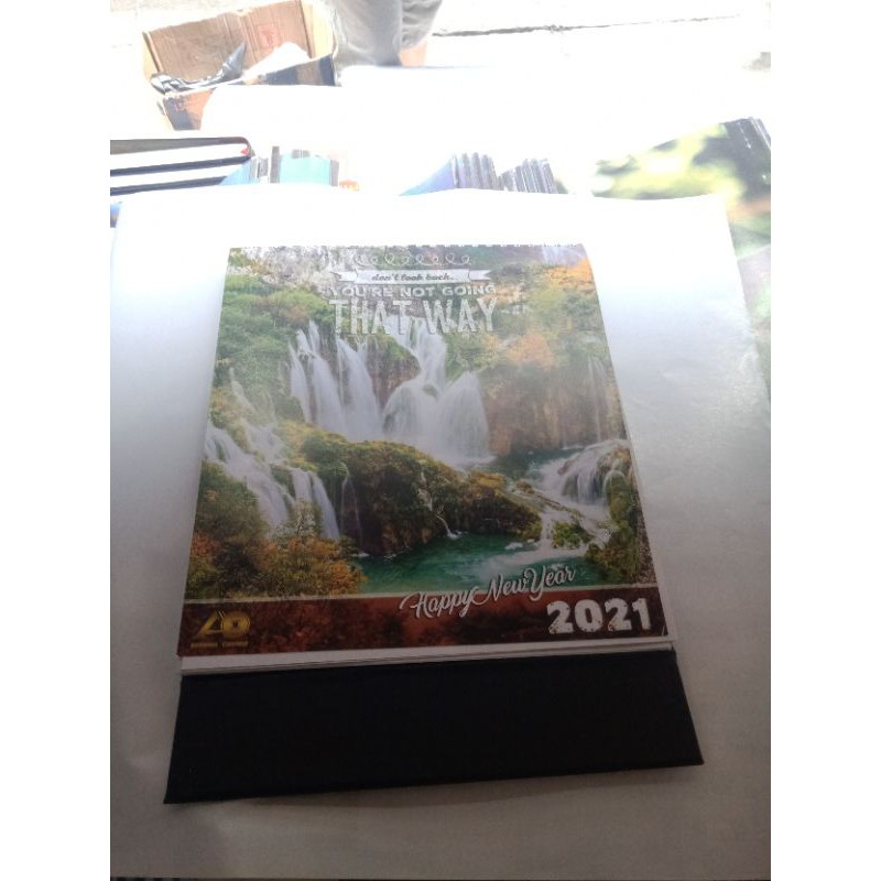 

kalender 2021 cover hitam tebal isi 12
