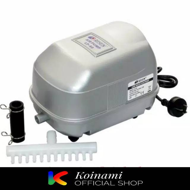 RESUN LP-40 / pompa udara / gelembung / air pump / 35 watt / 12 x out put / kolam ikan koi