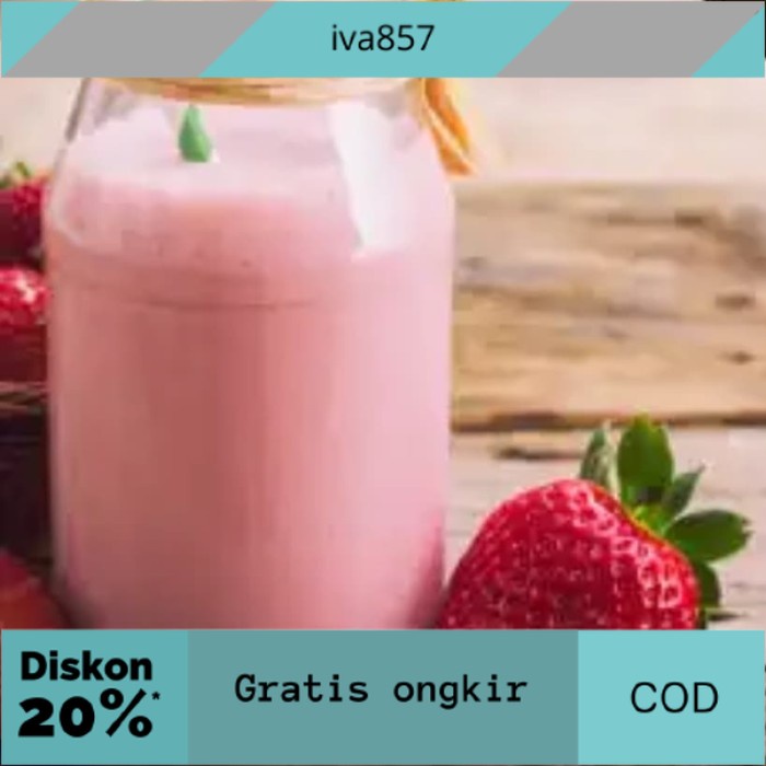 

PROMO strawberry powder 1 kg TERLARIS!! GRATIS ONGKIR