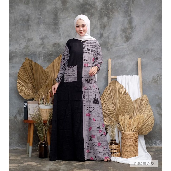 GAMIS MOTIF KORAN LIPSTICK