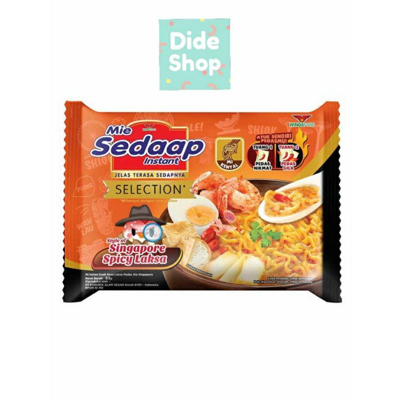 

Mie Sedaap Singapore Spicy Laksa 83gr