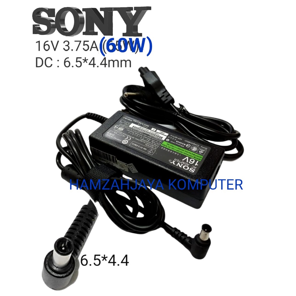 Adaptor laptop Sony Vaio PCG PCG-505 VGN-TXN25FN VGN-TZ 16V 3.75A 60w
