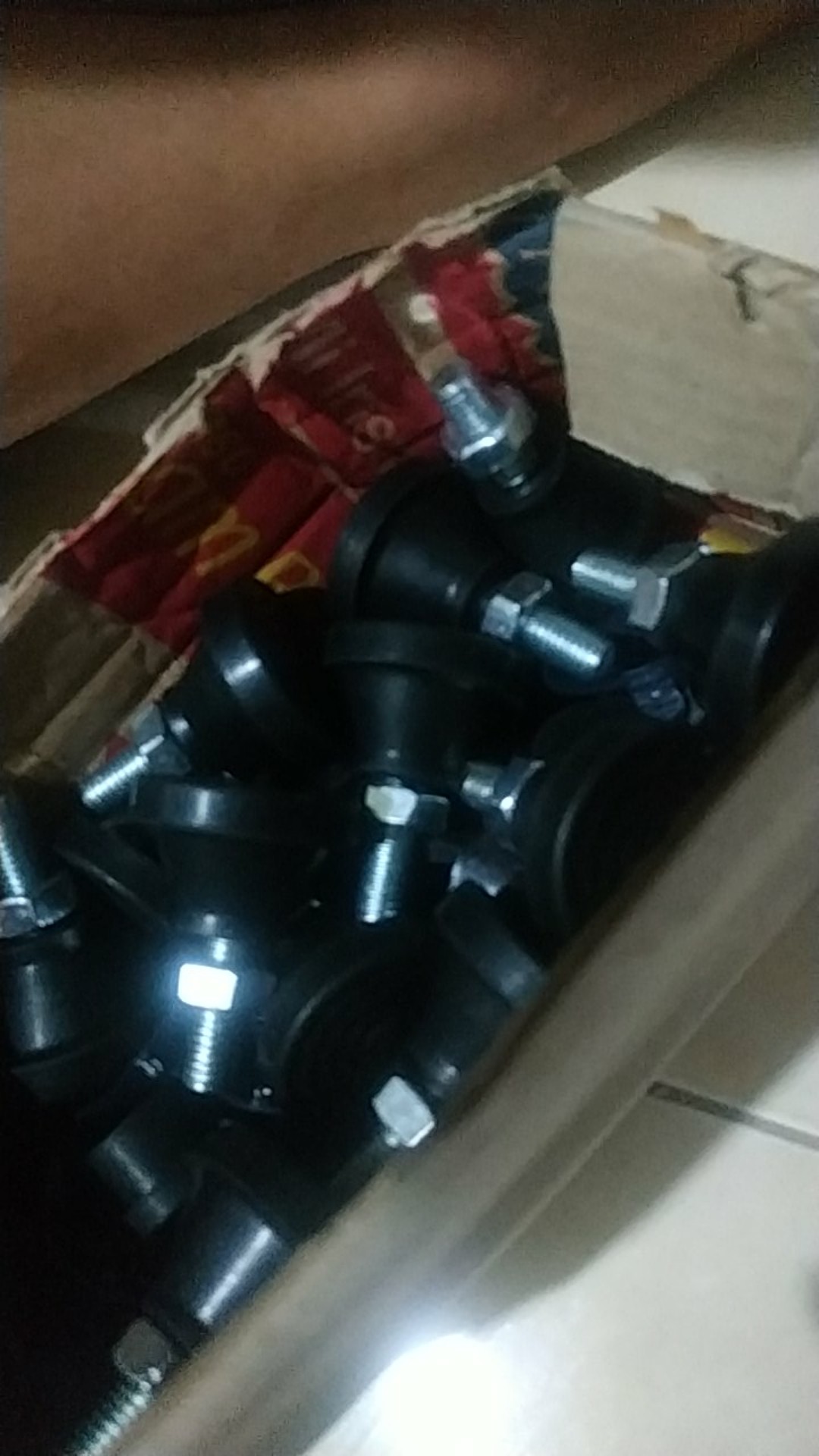 Kaki Karet Kursi Bulat Dop 7/8 Inchi - 8pcs